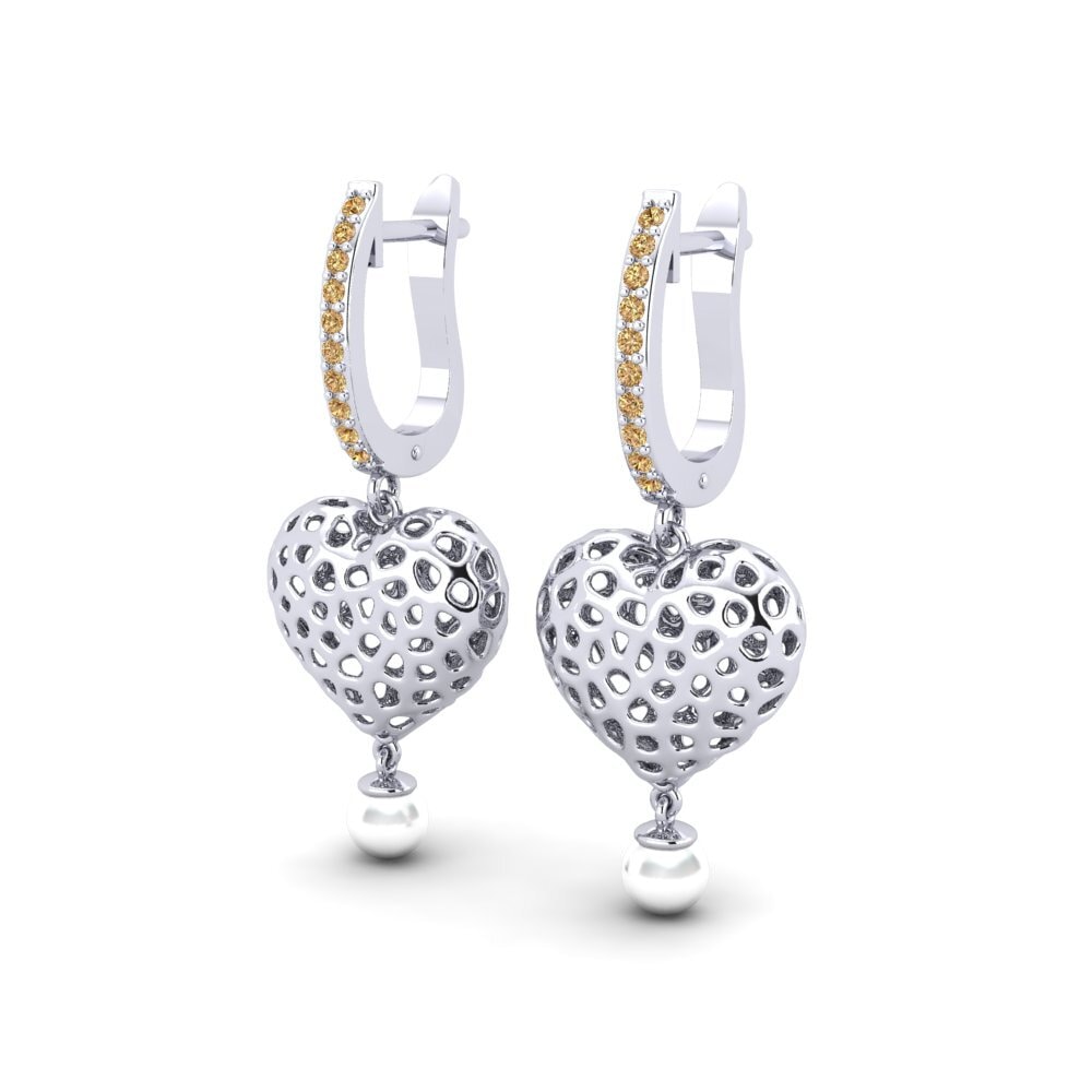 Brauner Diamant Damen ohrring Boes