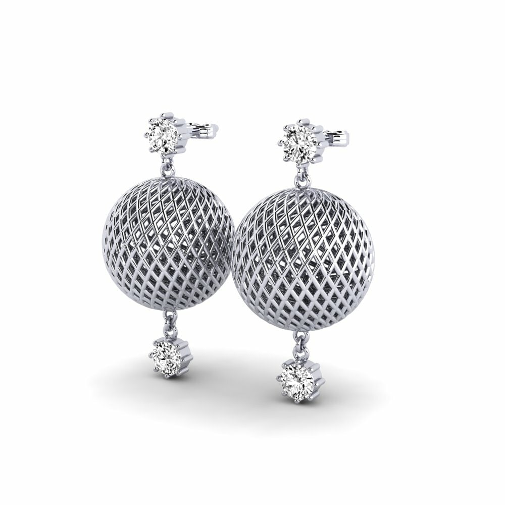 Moissanite Boucle d'oreille femme Dominer