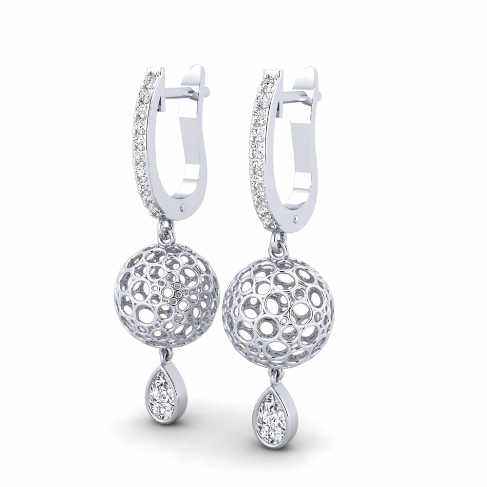 Moissanite Boucle d'oreille femme Herriott