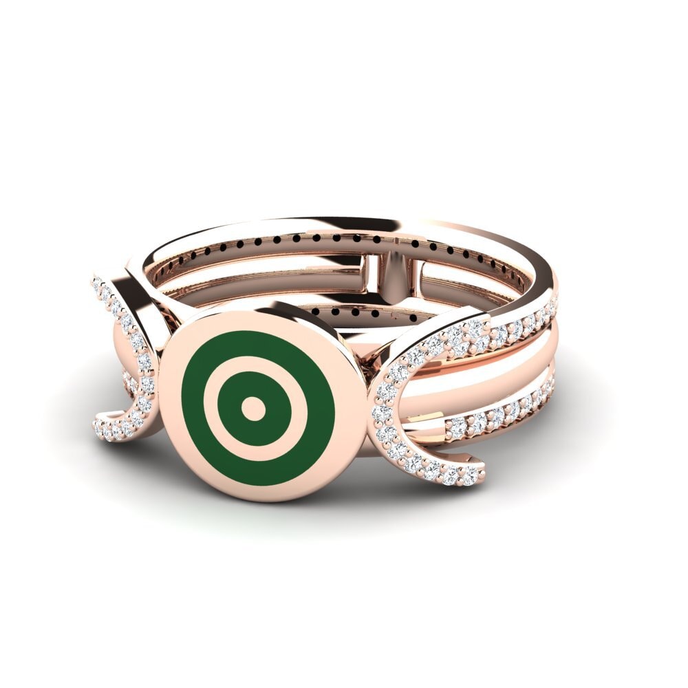 Rotgold 375 Ring Delice