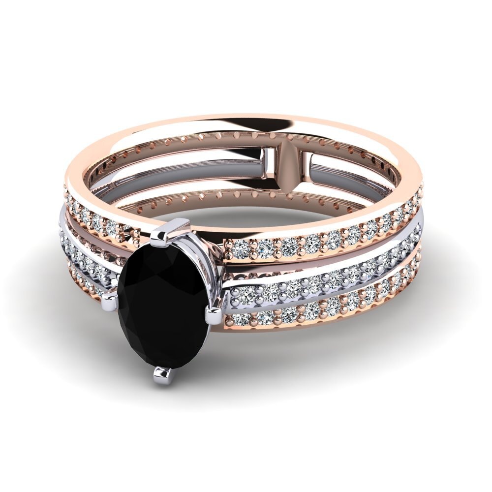 Black Diamond Engagement Ring Juvenile