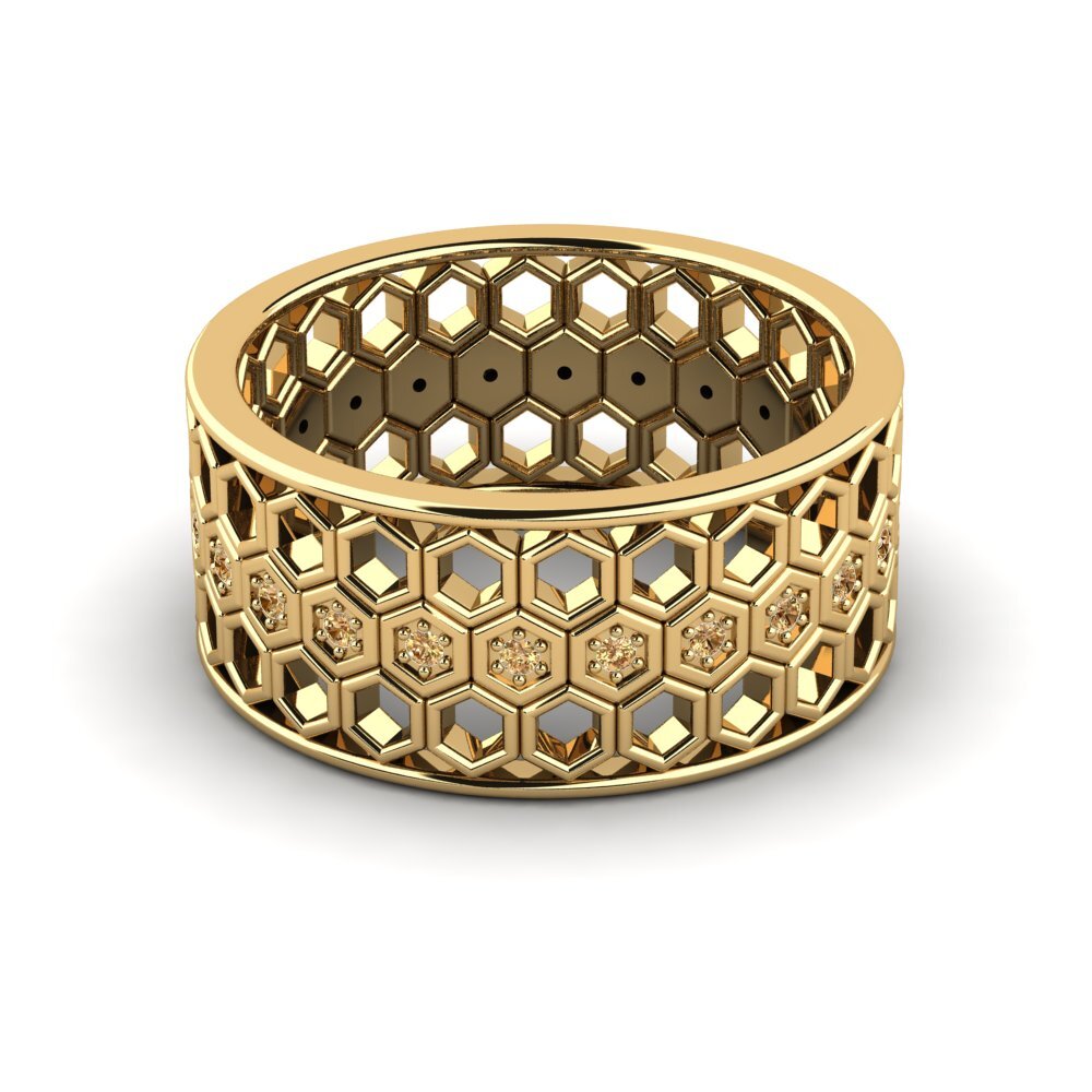 Brauner Diamant Ring Lamica
