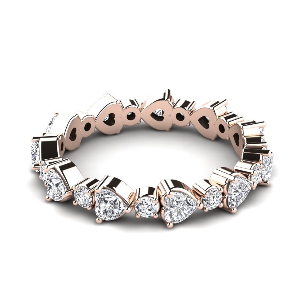 Diamante cultivado en laboratorio Anillo Lannie