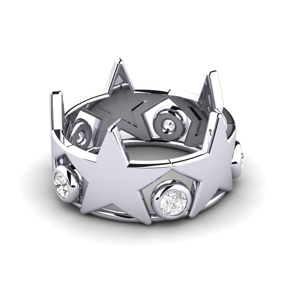 White sapphire Ring Motul