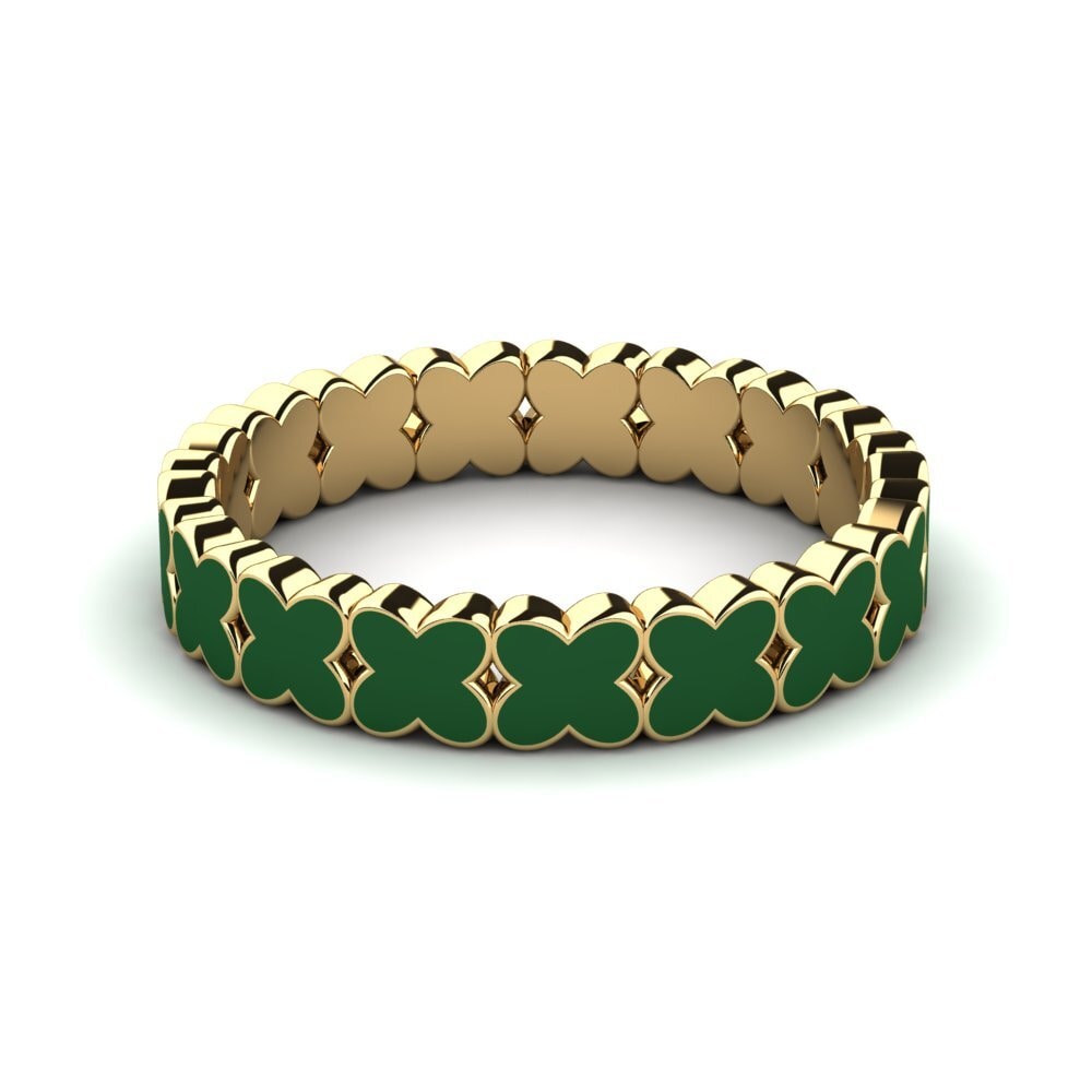 9k Oro Amarillo Anillo Naughton