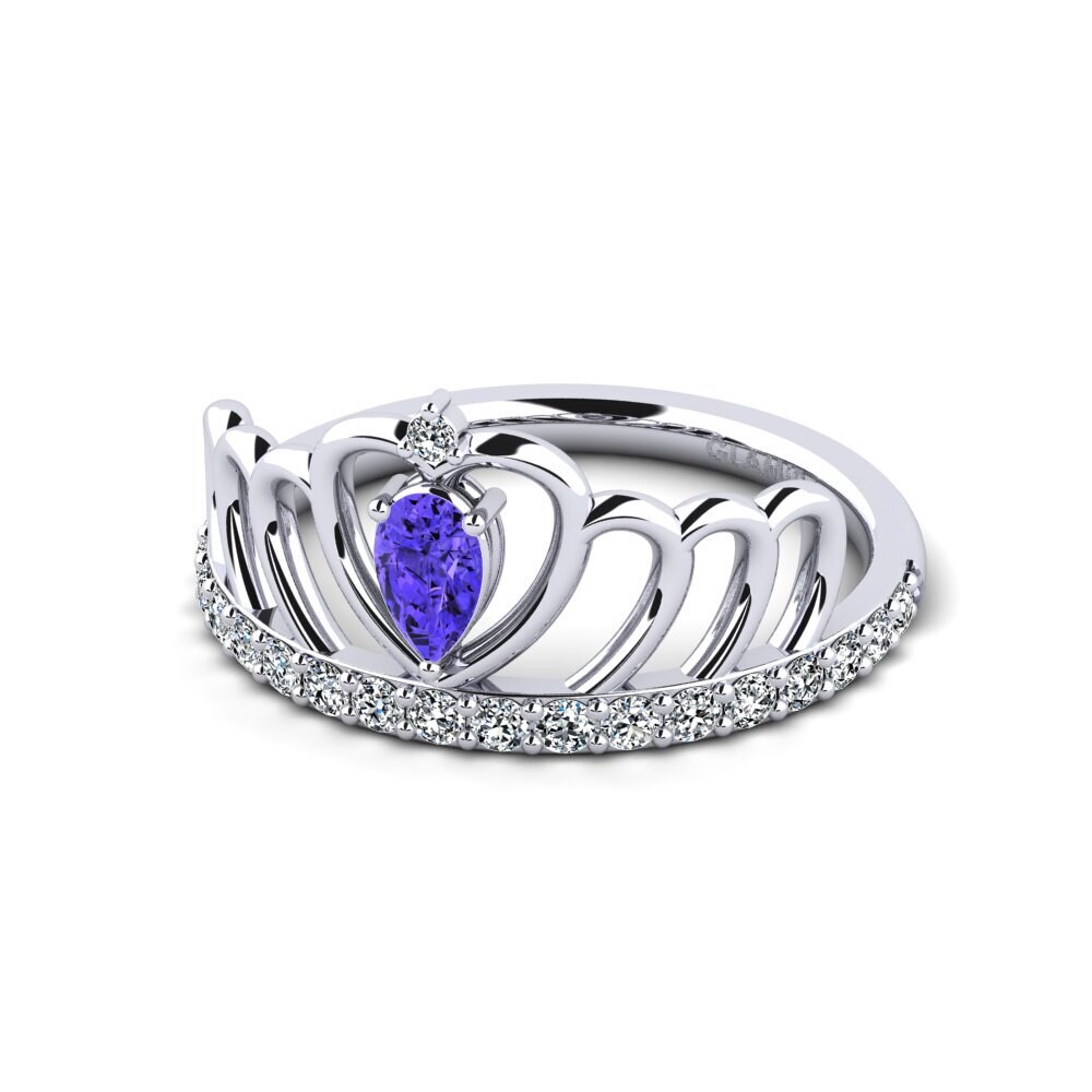 Pear Tanzanite Ring Pastor