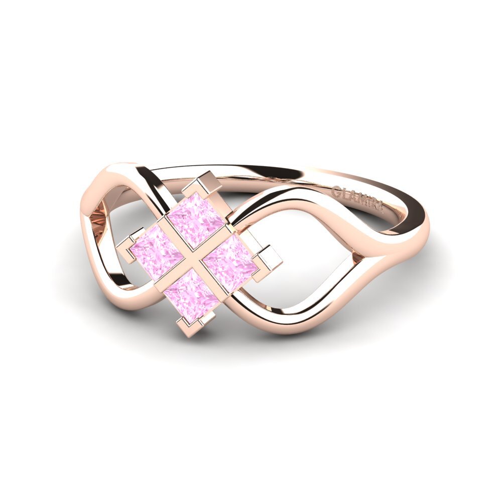 Zafiro Rosado Anillo Prosper