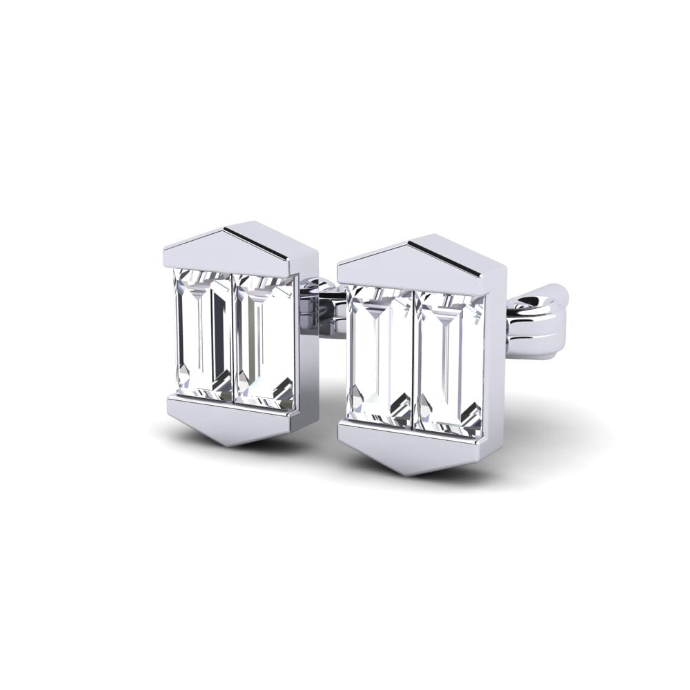 Baguette Lab Grown Diamond Women's Earring Fennatiges
