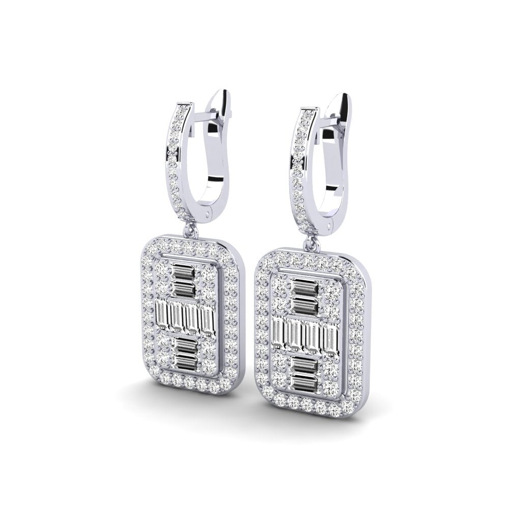 Đá Moissanite Bông tai nữ Granviles