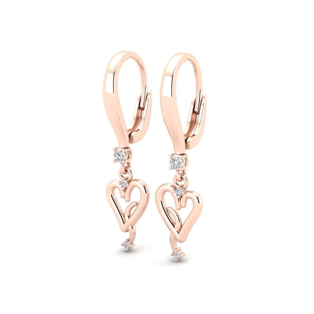 18ct Rose Gold Women's Earring Imbue