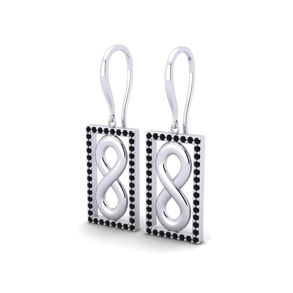 Black Sapphire Women's Earring Inner