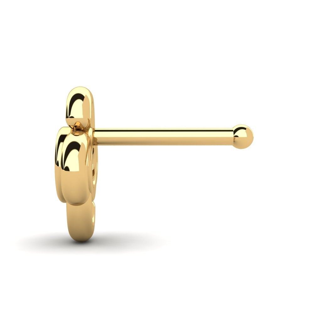 Achetez GLAMIRA Piercing Nez Laockword en Or Jaune 585 Diamant 0.03 ...
