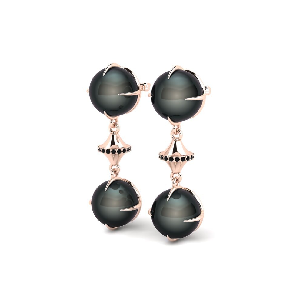 Diamante Negro Pendiente de mujer Califano