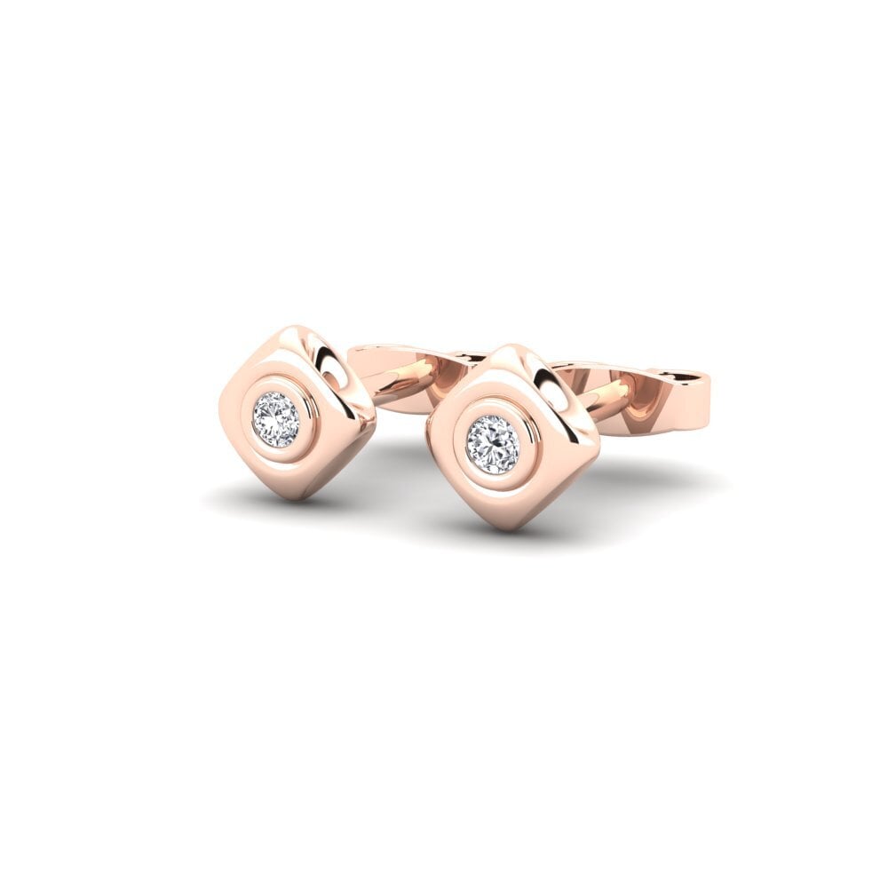 14ct Rose Gold Women's Earring Diocatua
