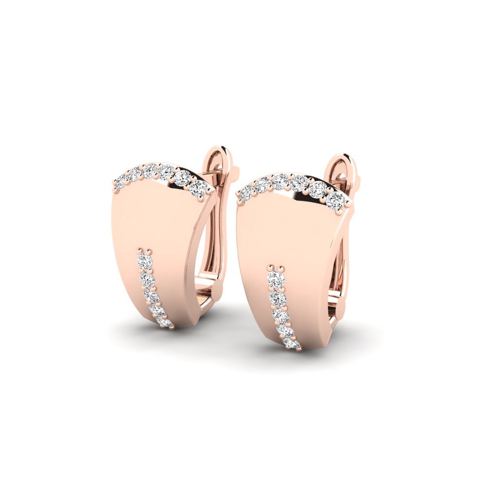 Đá Moissanite Bông tai nữ Egbens