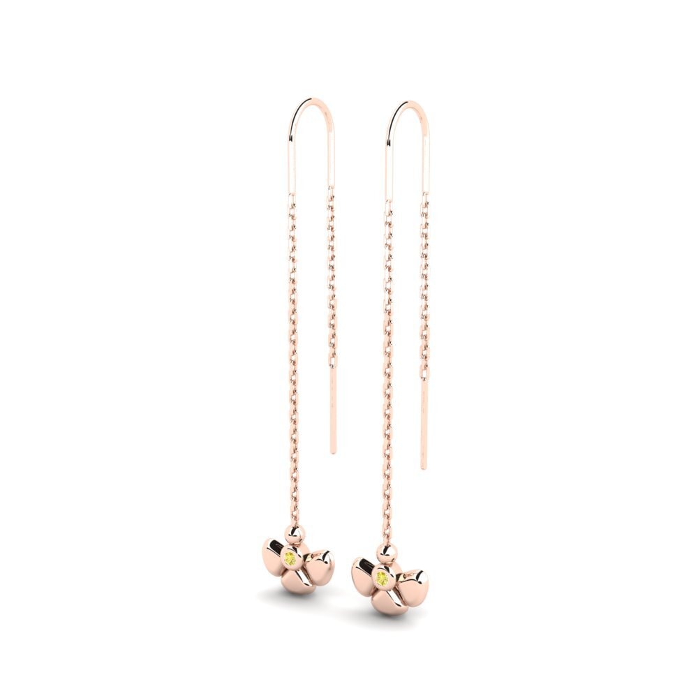 Oro Rosso 750 Orecchino da donna Erlesko