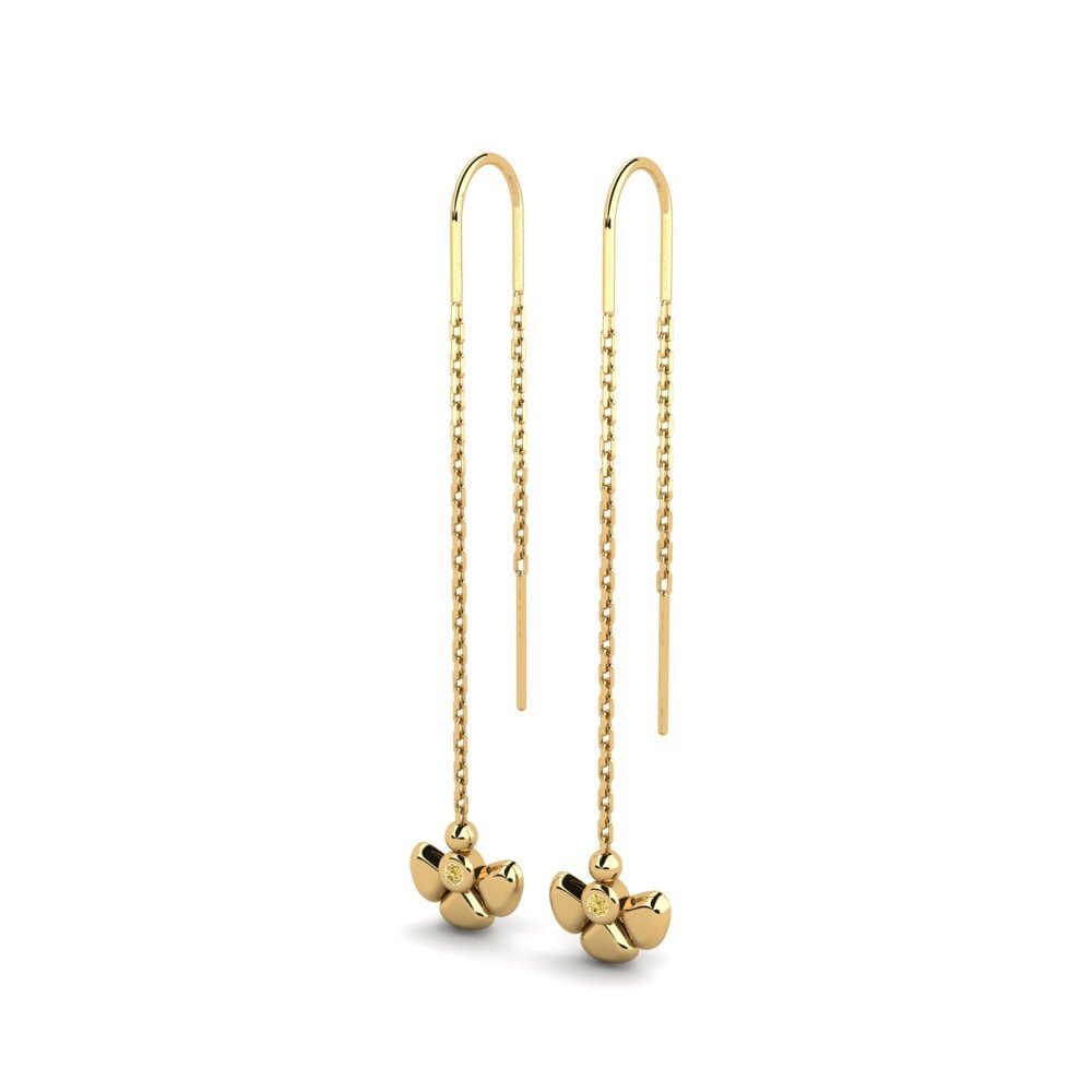 Yellow Diamond Women's Earring Erlesko