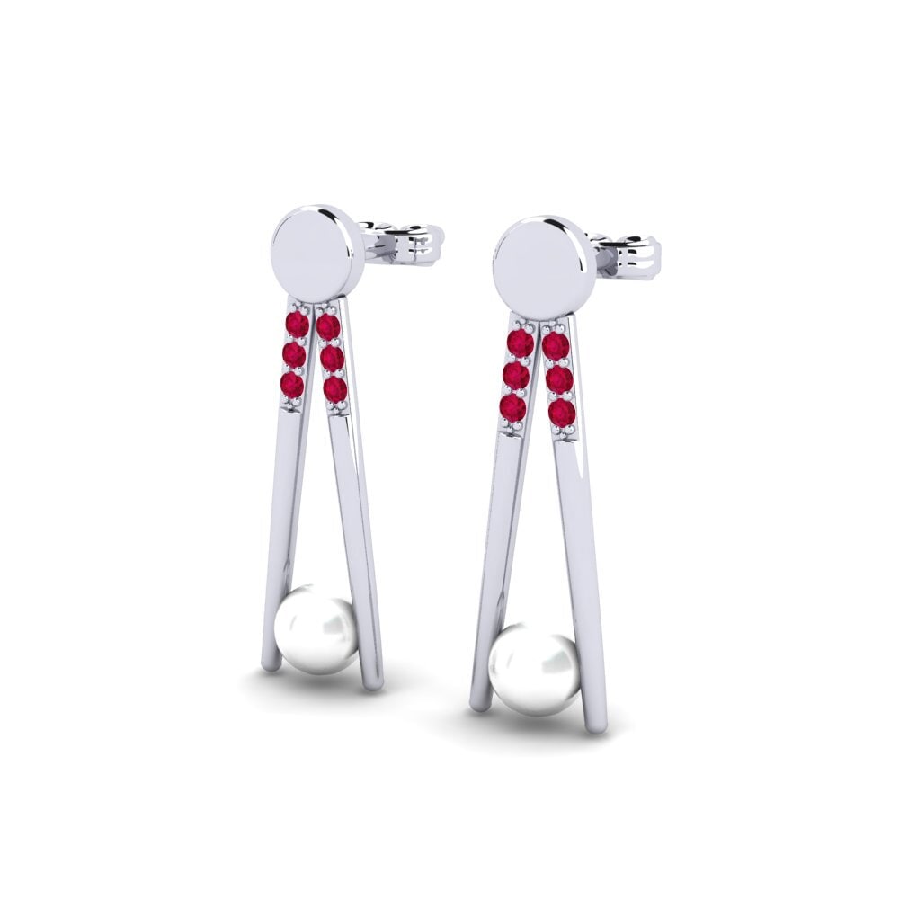 950 Palladium Women's Earring Erode