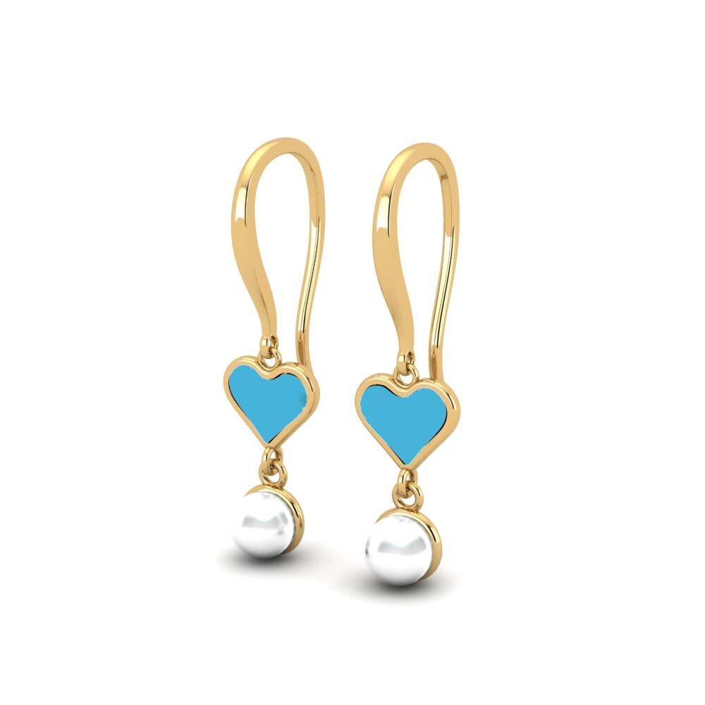 14ct Yellow Gold Women's Earring Felpris