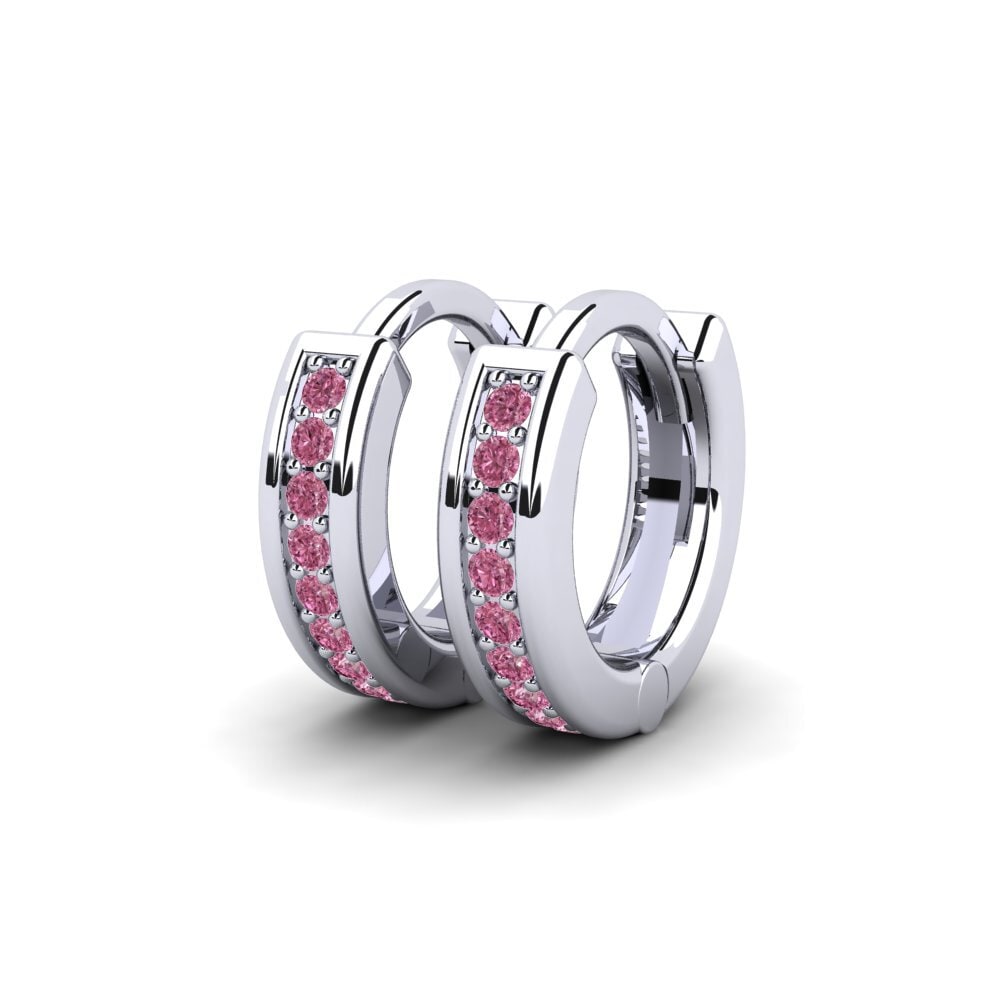 Rhodolit-Granat Damen ohrring Laduke 13 mm