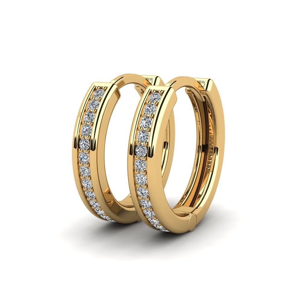 Zirkoon Dames Oorbellen Laduke 18 mm