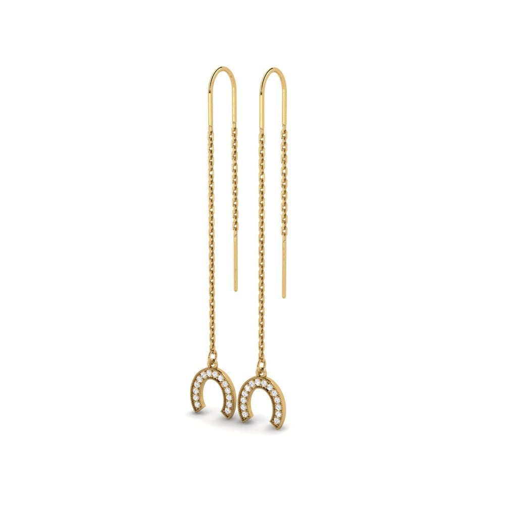 Oro Giallo 750 Orecchino da donna Riftyn