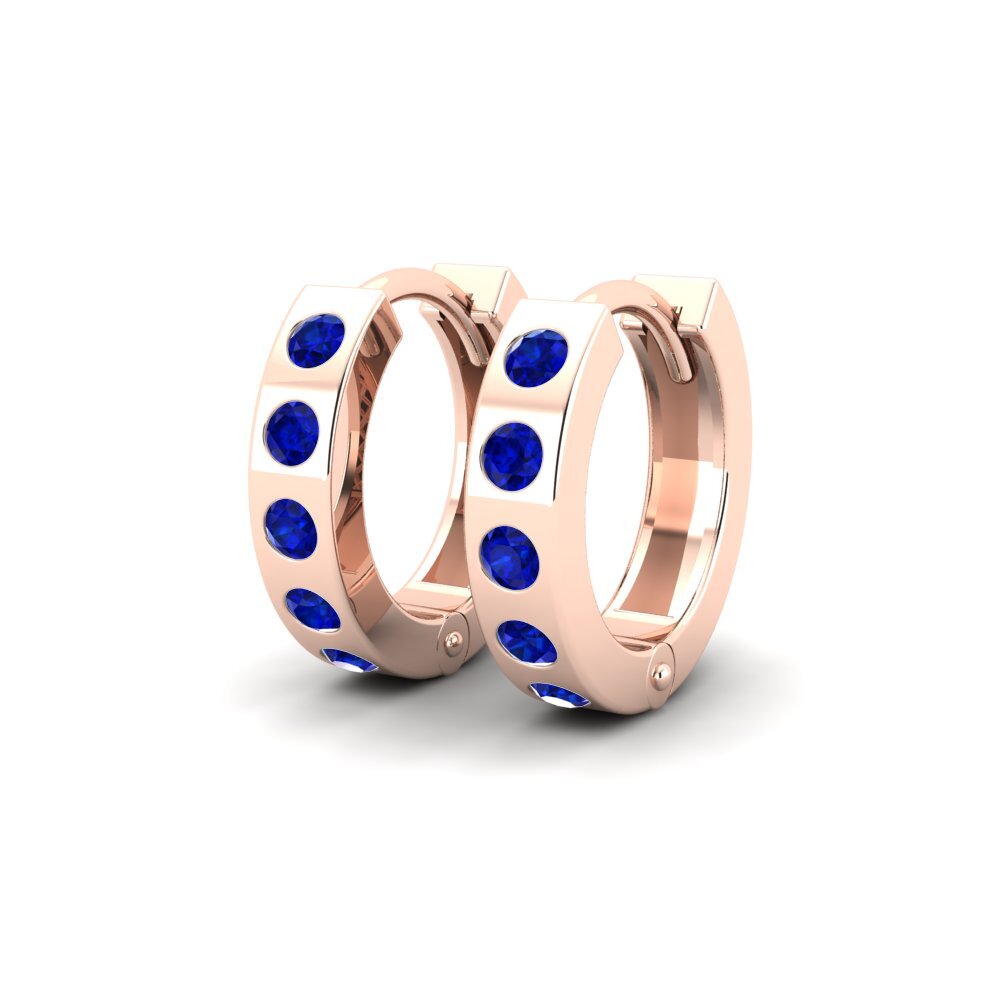 18ct Rose Gold Women's Earring Snivy