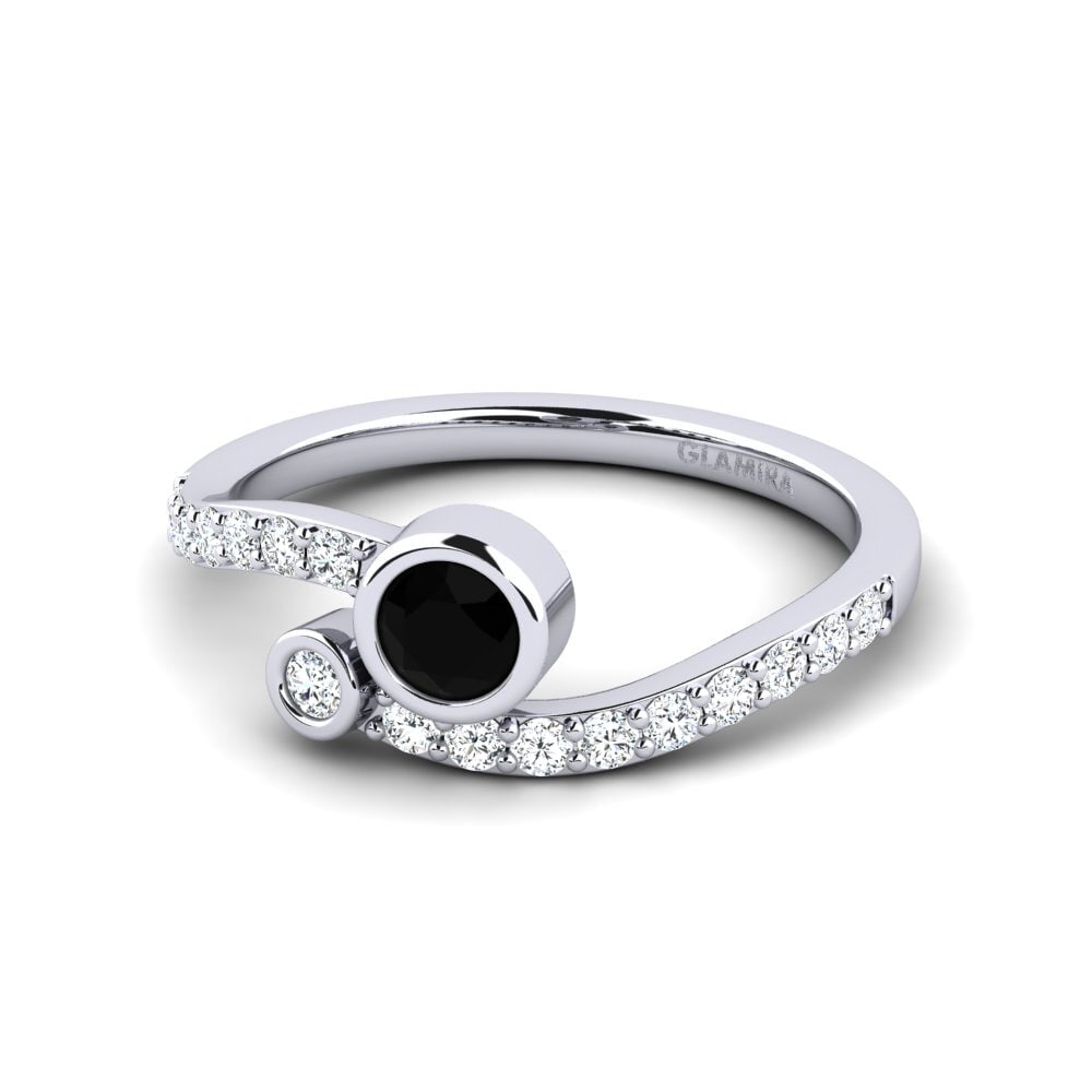 Black Diamond Engagement Ring Demosez