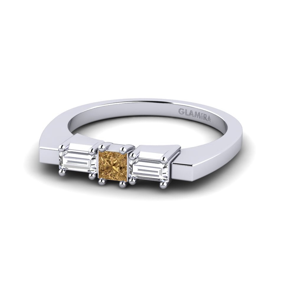Brown Diamond Engagement Ring Diels