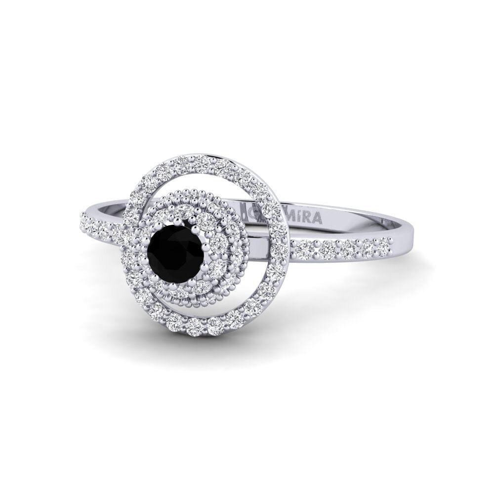 Black Diamond Engagement Ring Duranty