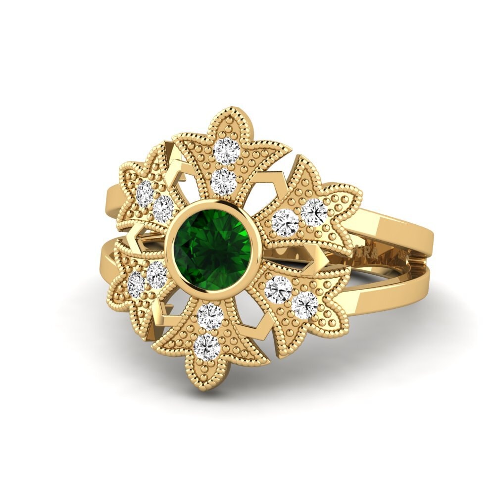 Grüner Turmalin Ring Eyraneto