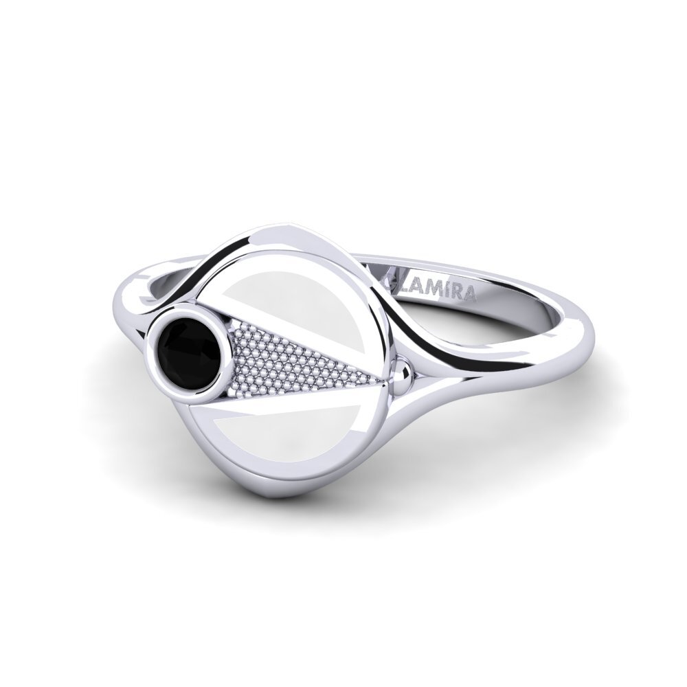 Schwarzer Diamant Ring Gigloter