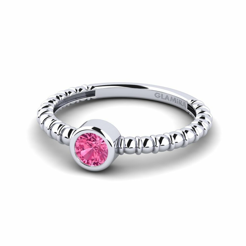 Turmalina rosa Anillo de Mujer Monny