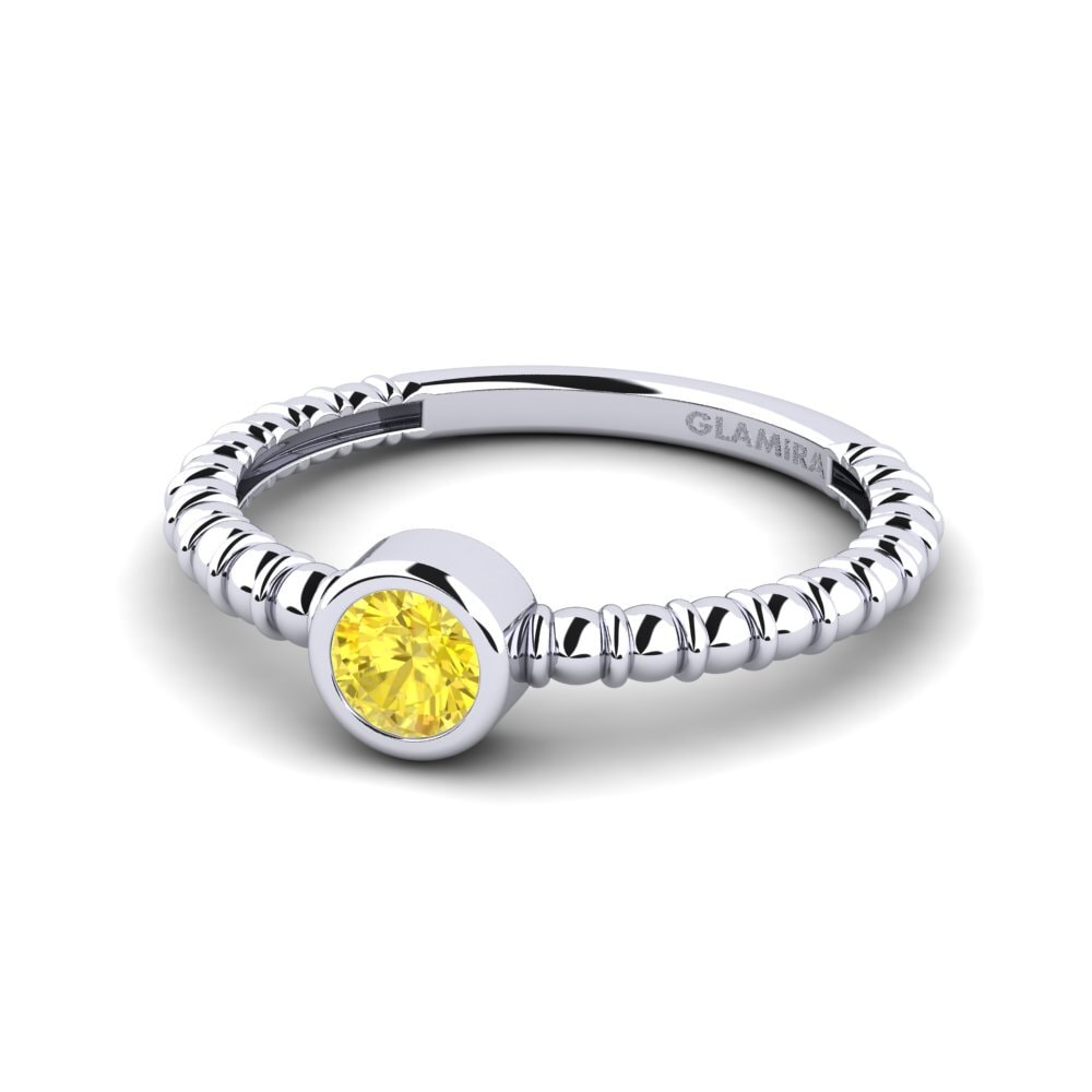 Yellow Sapphire Women's Ring Monny