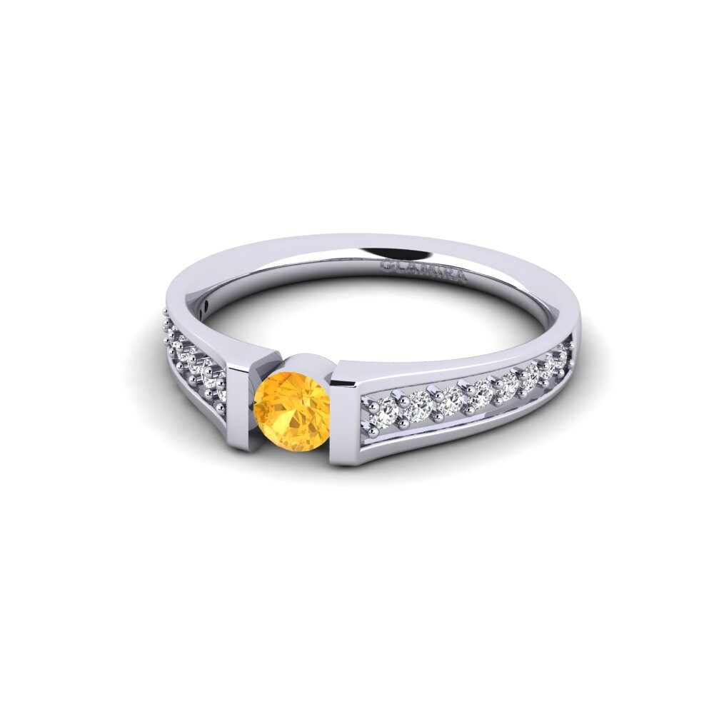 Citrine Engagement Ring Panni
