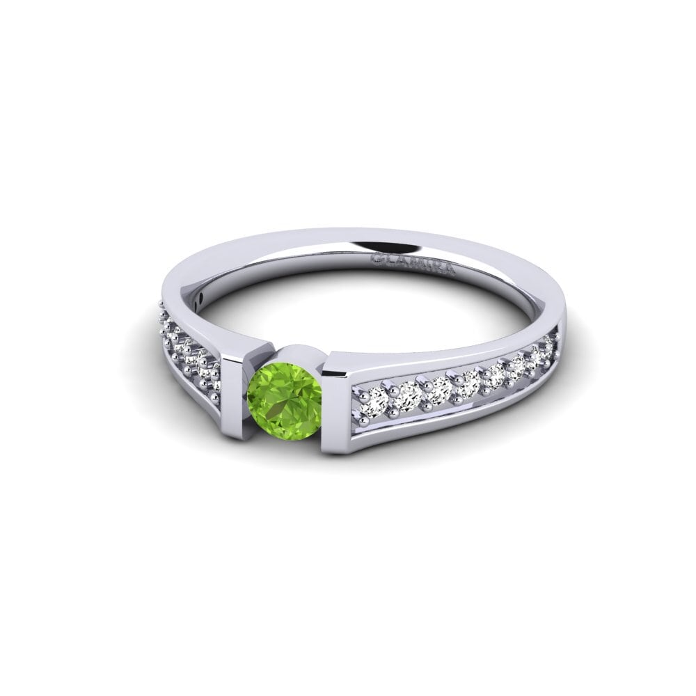 Peridoto Anillo de compromiso Panni