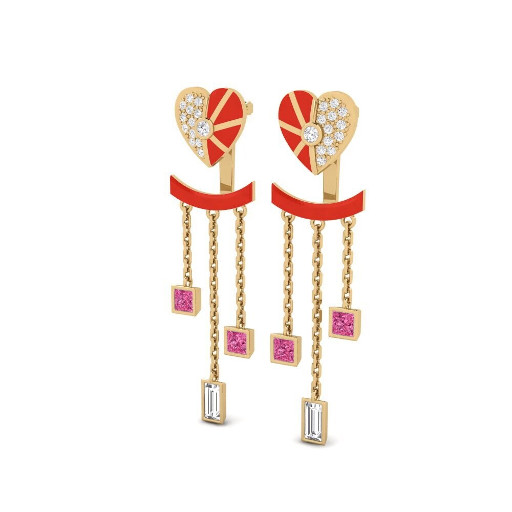 Pink Tourmaline Women's Earring Aiyanand B