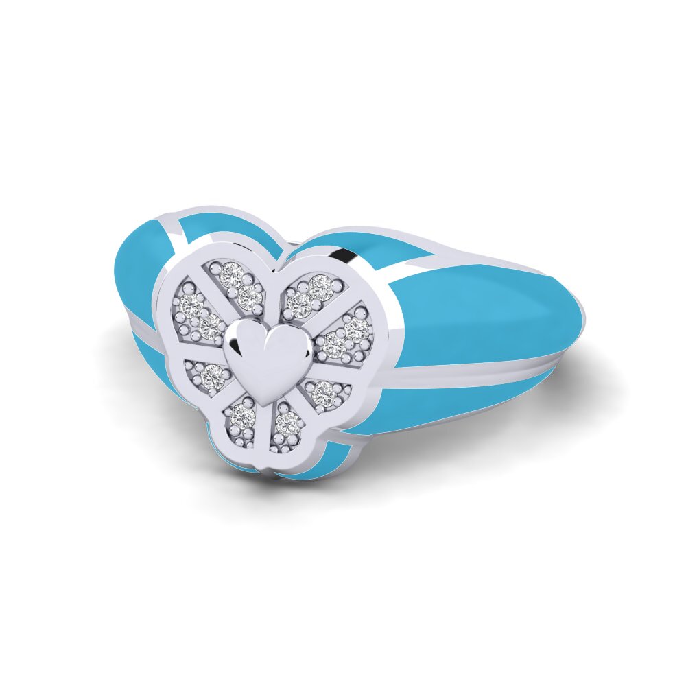 Weißgold 375 Ring Avyanna
