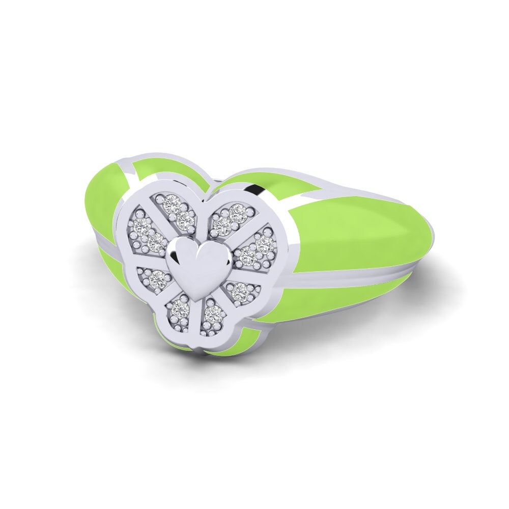14ct White Gold Ring Avyanna