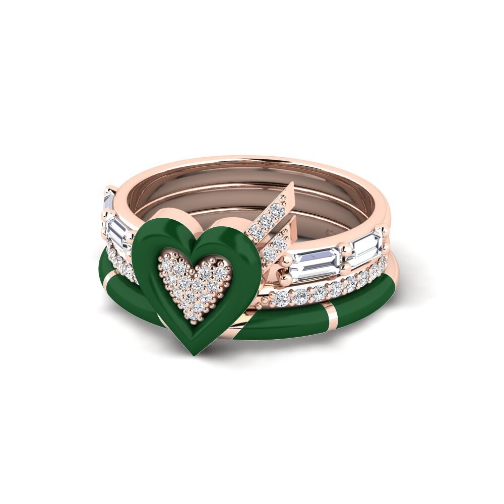 Rotgold 375 Ring Dignita