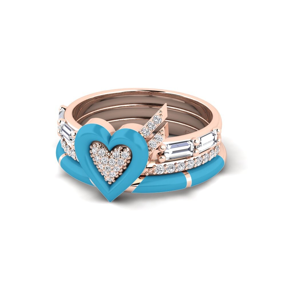 18ct Rose Gold Ring Dignita