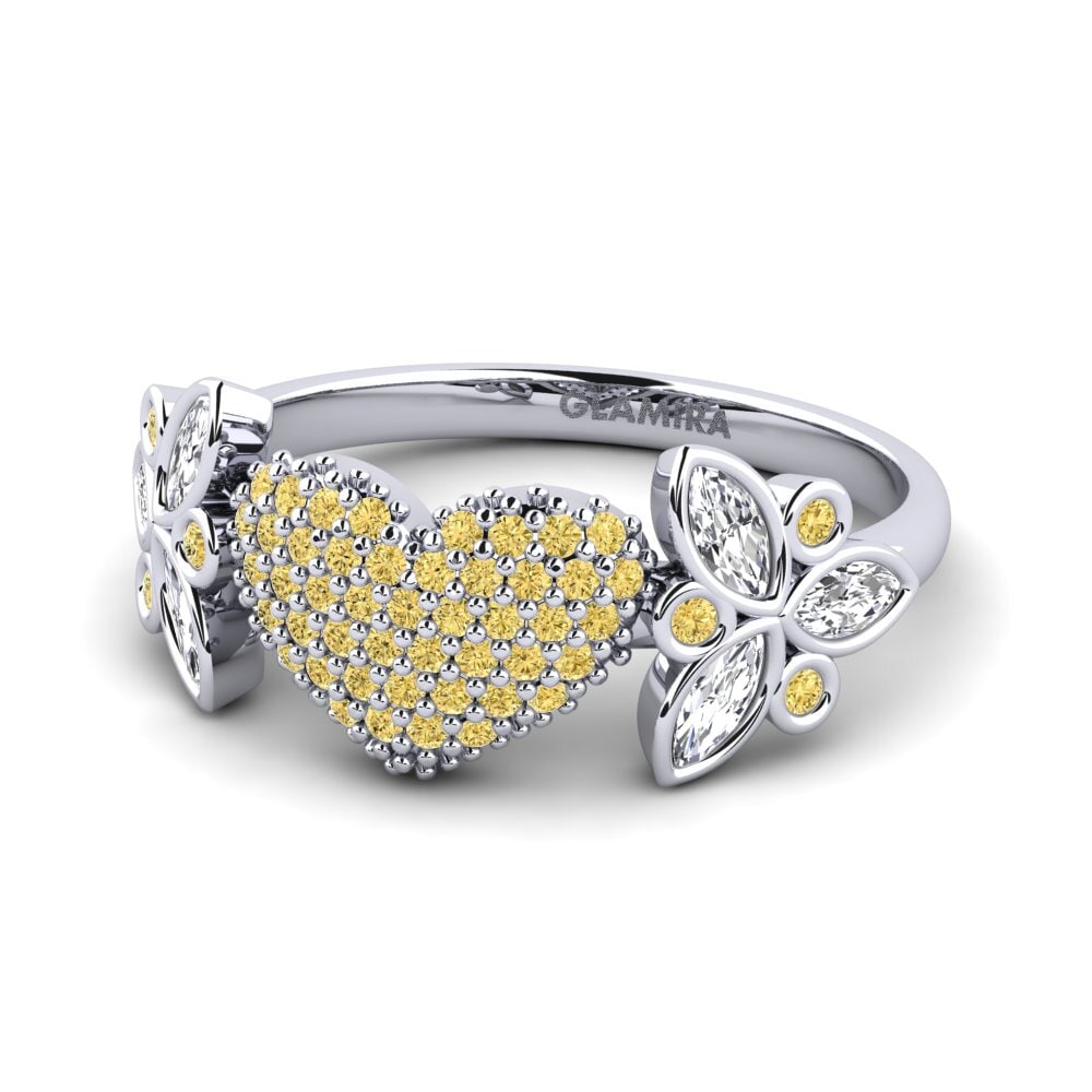 Yellow Diamond Ring Hjjuw