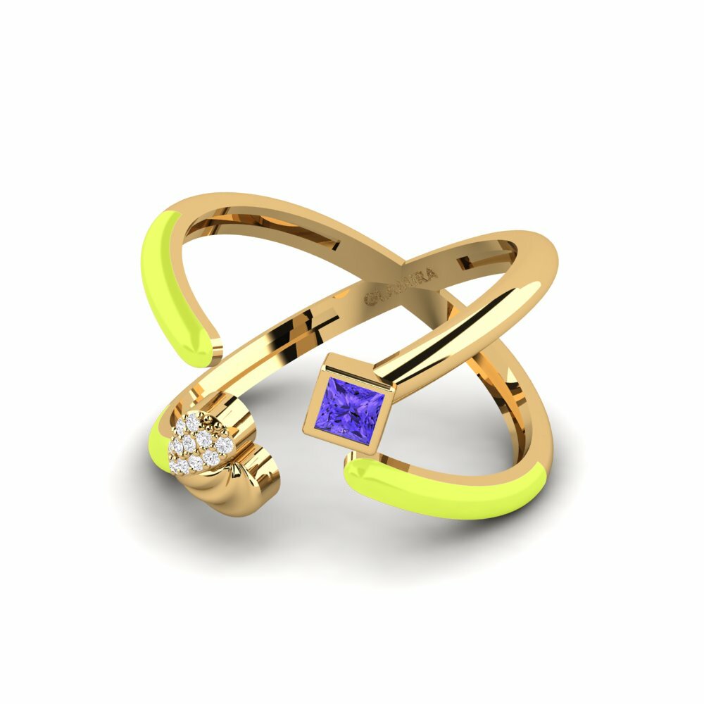Bagues Tanzanite Ouvertes