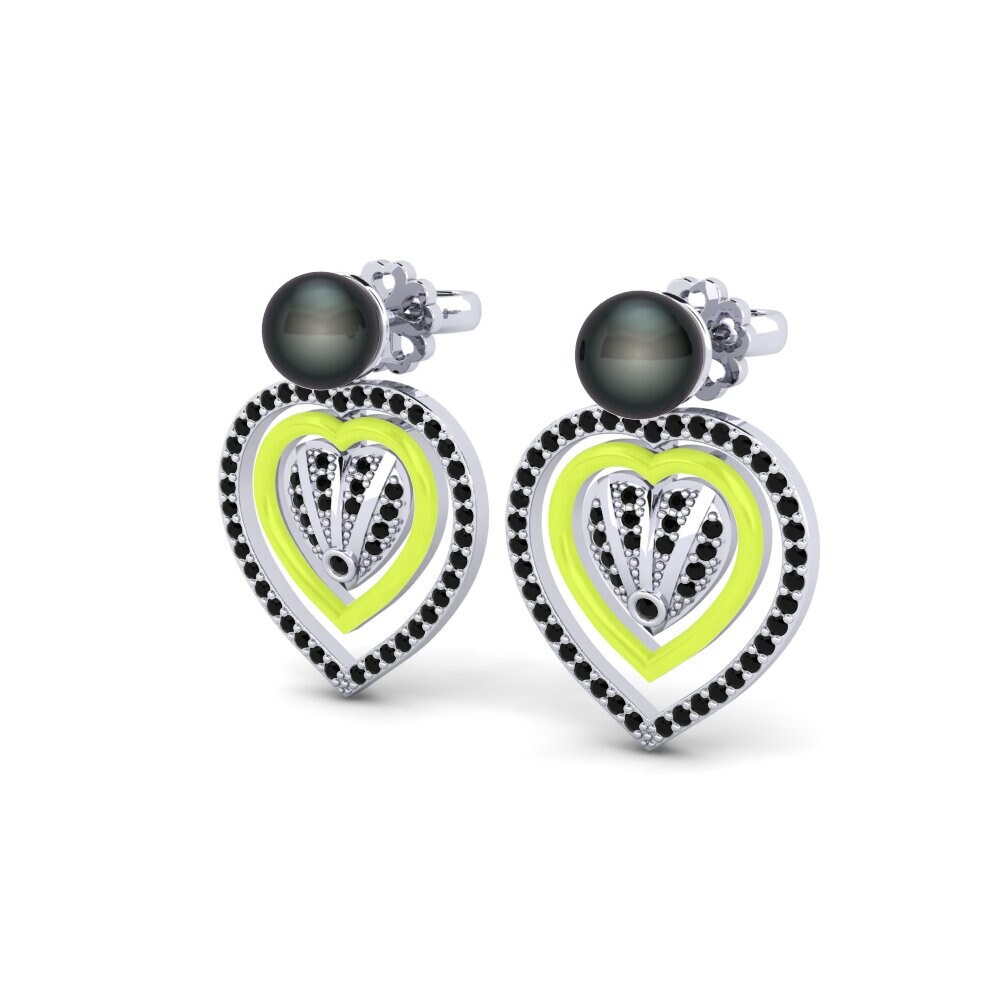 Black Sapphire Women's Earring Ingenua