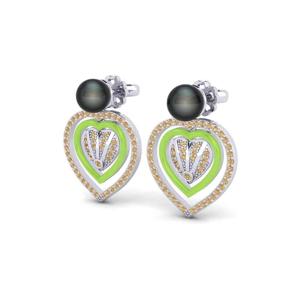 Brown Diamond Women's Earring Ingenua