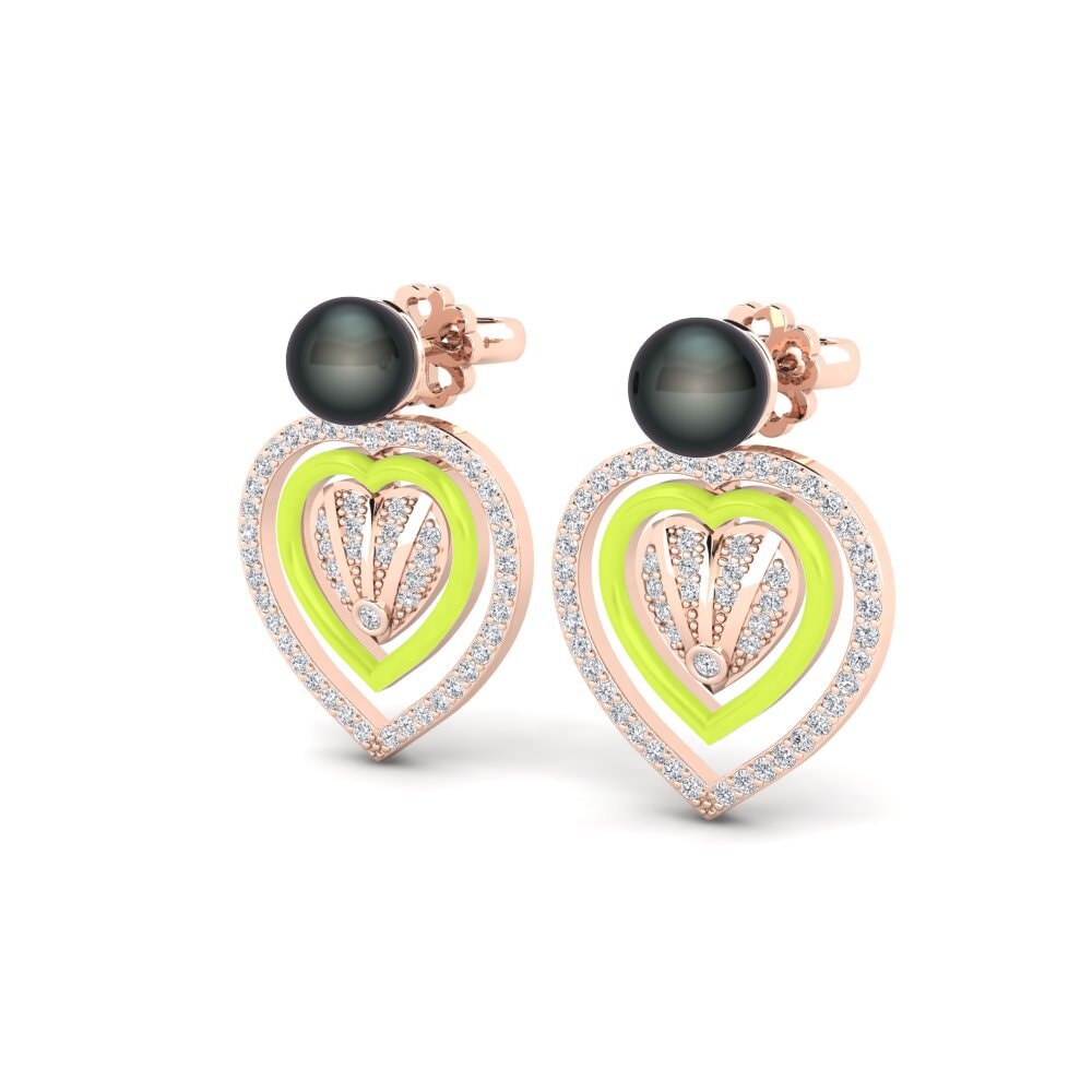 14ct Rose Gold Women's Earring Ingenua