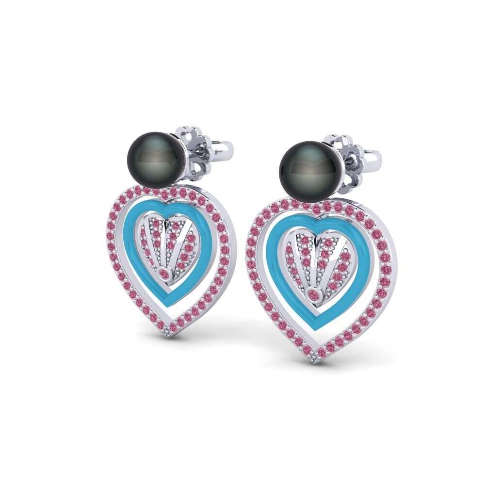 Rhodolite Garnet Women's Earring Ingenua