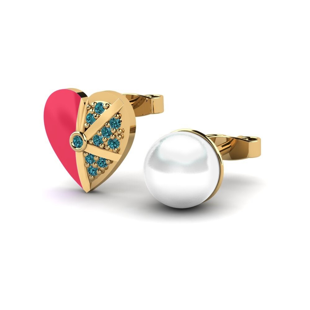 Blue Diamond Women's Earring Misto C