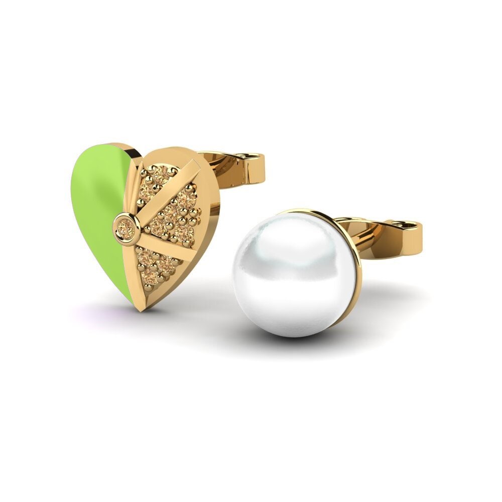 Brown Diamond Women's Earring Misto C