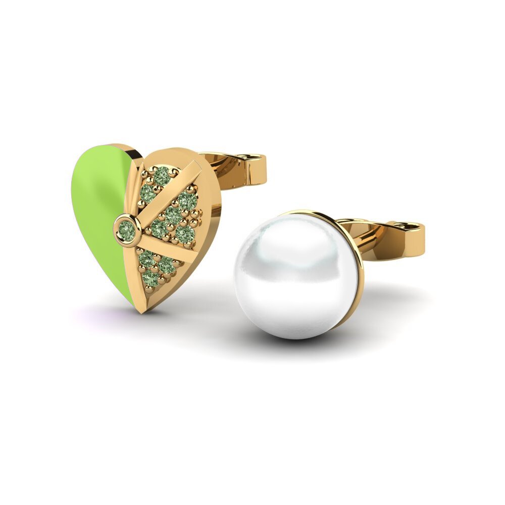 Green Diamond Women's Earring Misto C